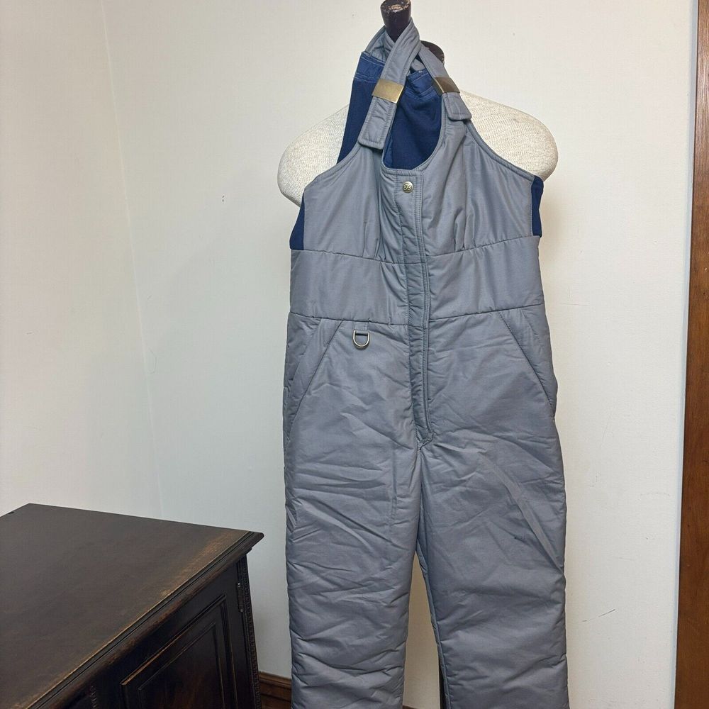 Eddie Bauer Expedition Women's Goose Down Snow Ski Pants Winter Bibs VTG Mint US